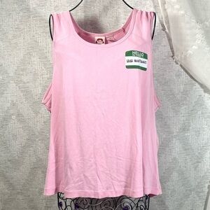 Y2K Fred is Red pink tank top High Maintenance size XXL